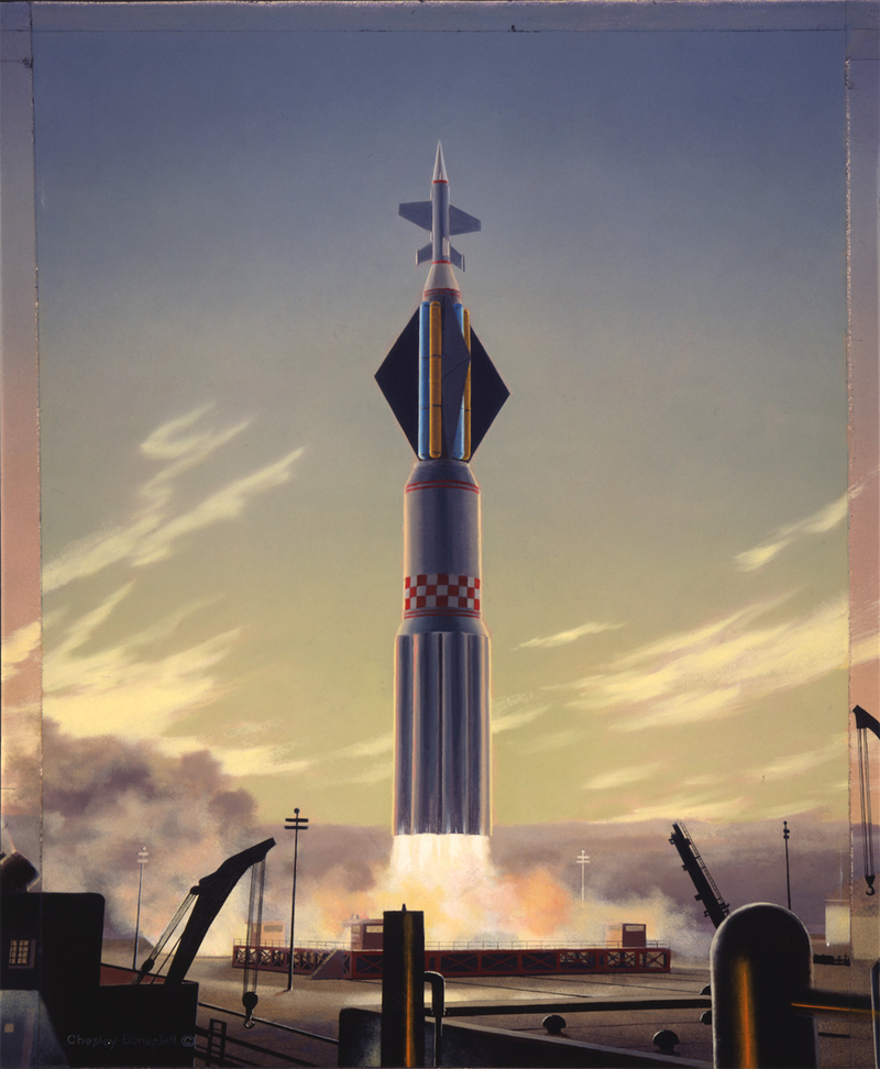 Illustration for article titled The Beautiful Art That Helped Inspire Space Travel